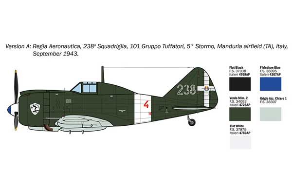 Reggiane Re.2002 Ariete (Italeri 1472) 1/72