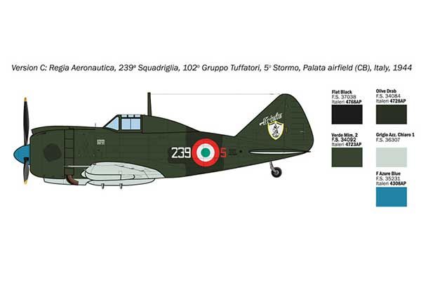 Reggiane Re.2002 Ariete (Italeri 1472) 1/72