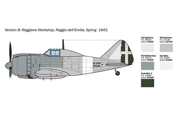 Reggiane Re.2002 Ariete (Italeri 1472) 1/72