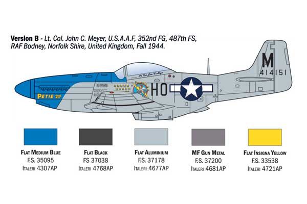 P-51D Mustang Aces (Italeri 1484) 1/72