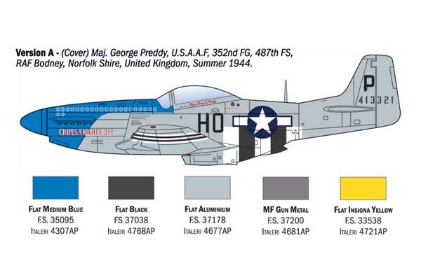 P-51D Mustang Aces (Italeri 1484) 1/72