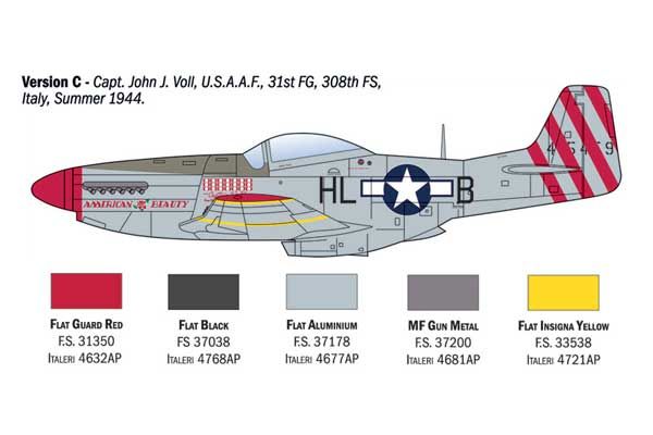 P-51D Mustang Aces (Italeri 1484) 1/72