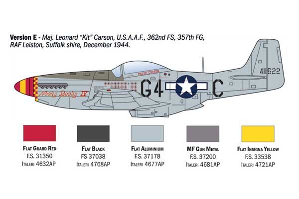 P-51D Mustang Aces (Italeri 1484) 1/72