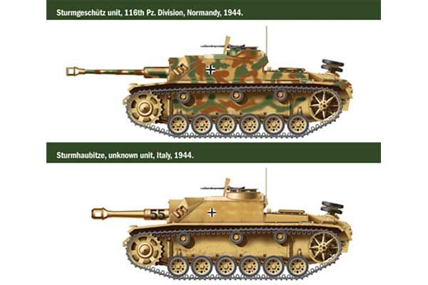 Sd.Kfz.142/1 Sturmgeschutz III (ITALERI 15756) 1/56