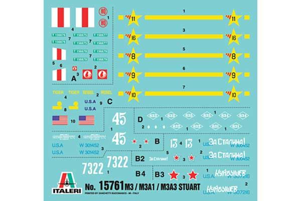 M3/M3A1 STUART (ITALERI 15761) 1/56