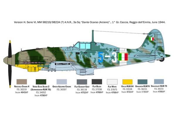 Macchi MC.205 Veltro (Italeri 2519) 1/32