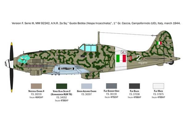 Macchi MC.205 Veltro (Italeri 2519) 1/32