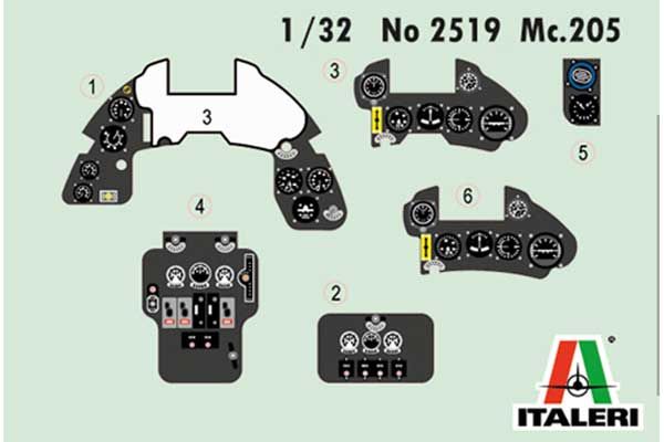Macchi MC.205 Veltro (Italeri 2519) 1/32