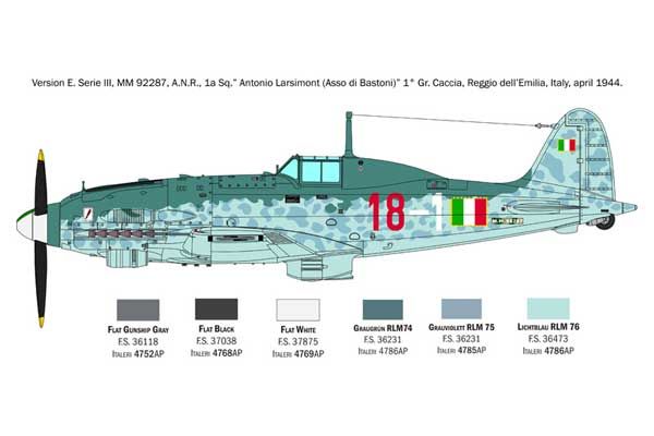 Macchi MC.205 Veltro (Italeri 2519) 1/32