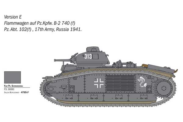 Char B1 Bis (Italeri 25766) 1/56