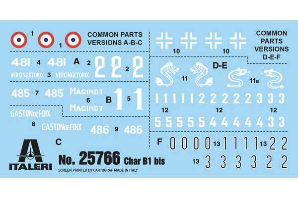 Char B1 Bis (Italeri 25766) 1/56
