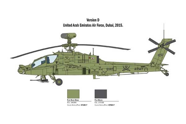 AH-64D Longbow Apache (Italeri 2748) 1/48