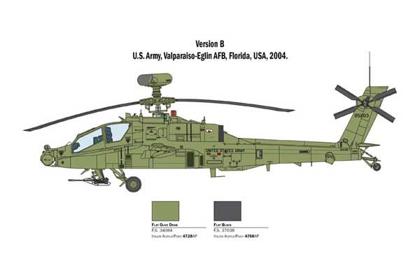 AH-64D Longbow Apache (Italeri 2748) 1/48