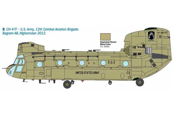 Chinook HC.2/ CH-47F (Italeri 2779) 1/48