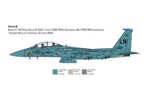 F-15E Strike Eagle (Italeri 2803) 1/48