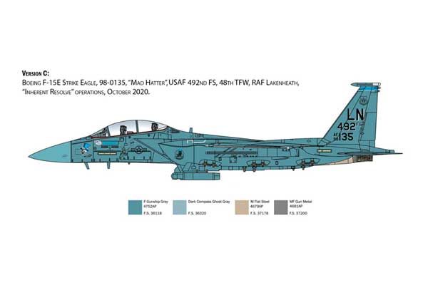 F-15E Strike Eagle (Italeri 2803) 1/48