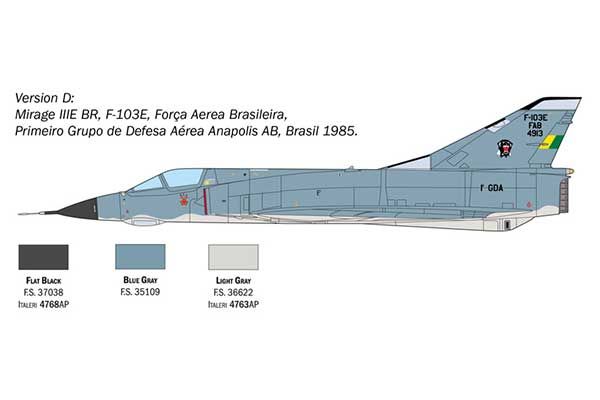 Mirage III E (Italeri 2816) 1/48