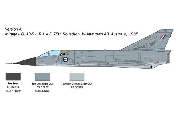 Mirage III E (Italeri 2816) 1/48