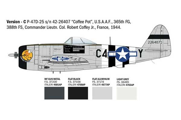 P-47D Thunderbolt (Italeri 2835) 1/48