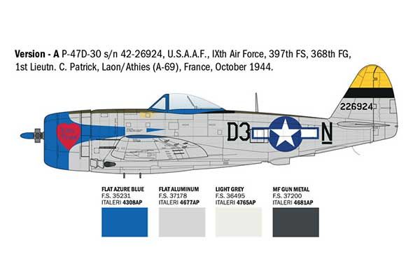 P-47D Thunderbolt (Italeri 2835) 1/48