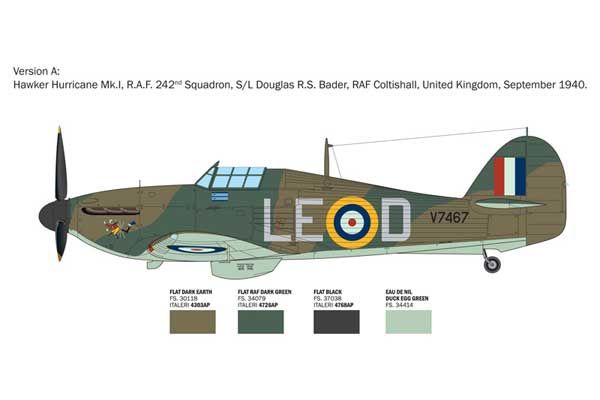 Hurricane Mk.l aces (Italeri 2838) 1/48