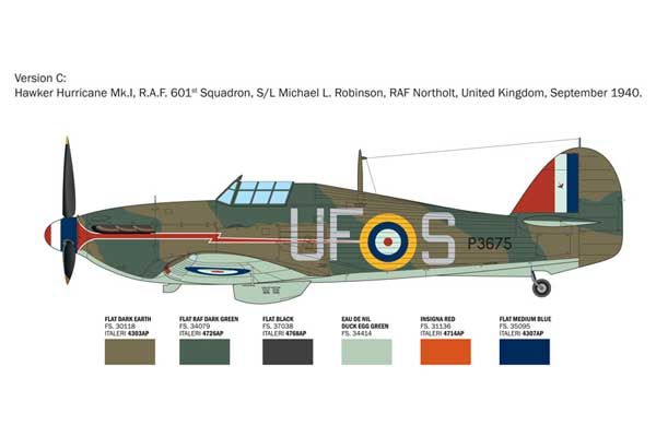 Hurricane Mk.l aces (Italeri 2838) 1/48