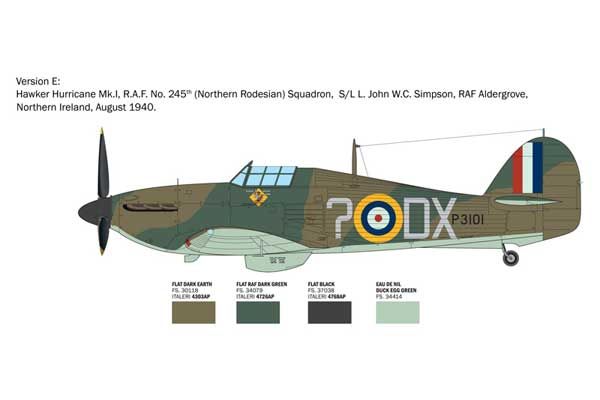 Hurricane Mk.l aces (Italeri 2838) 1/48
