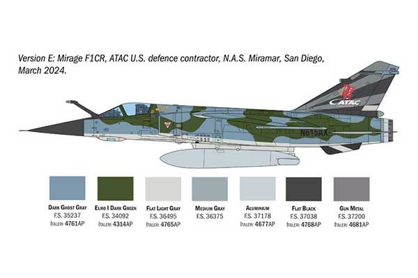 Mirage F1 C/CR (Italeri 2839) 1/48