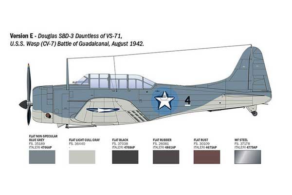 SBD-3 Dauntless (Italeri 2841) 1/48