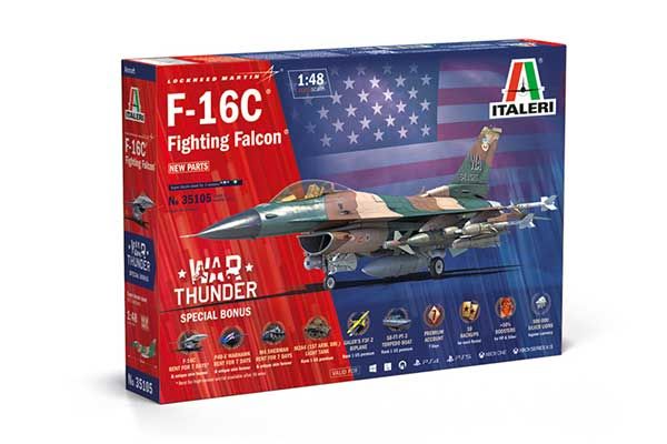 F-16C Fighting Falcon - WAR THUNDER (Italeri 35105) 1/48