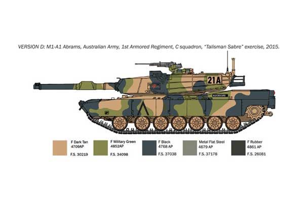 M1A1 Abrams - WAR THUNDER (Italeri 35108) 1/35