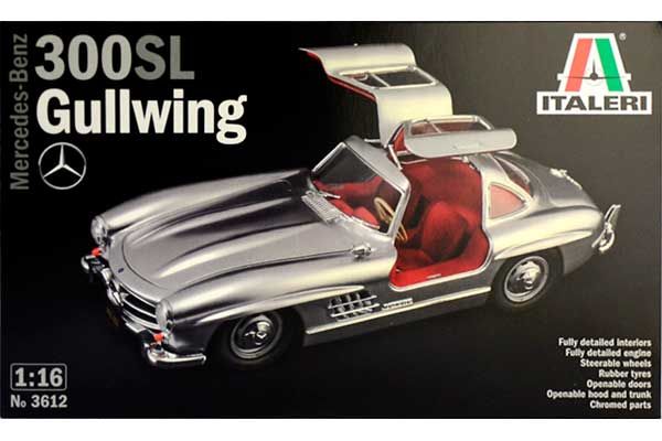 Mercedes-Benz 300 SL Gullwing (Italeri 3612) 1/16