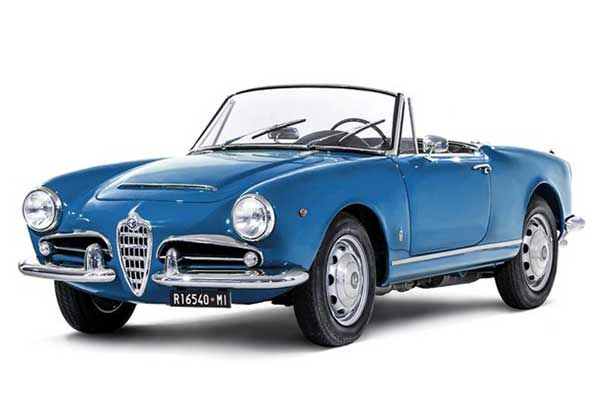 Alfa Romeo Giulia 1600 Spider (Italeri 3668) 1/24