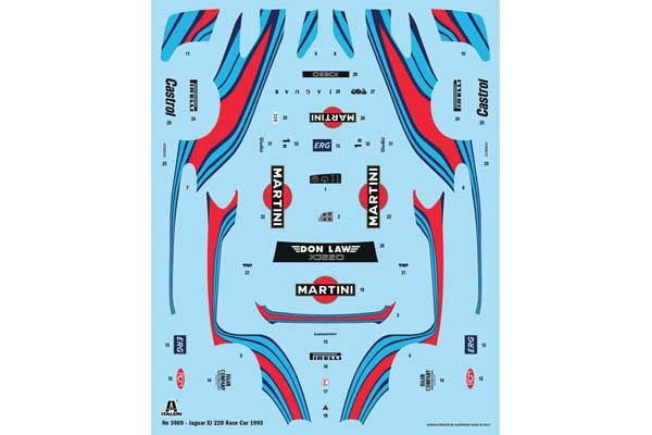 Jaguar XJ 220 Racing (Italeri 3669) 1/24