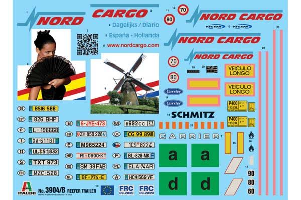 Трейлер рефрижератор (Italri 3904) 1/24