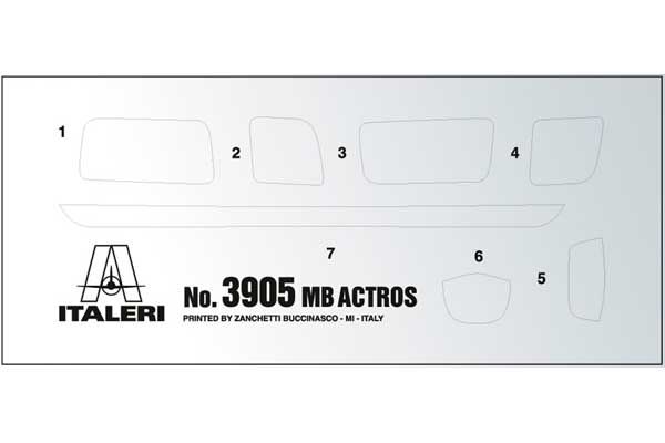 Mercedes Benz Actros MP4 Gigaspace (Italeri 3905) 1/24
