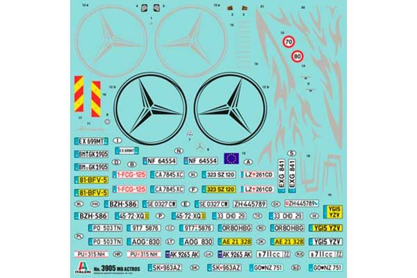 Mercedes Benz Actros MP4 Gigaspace (Italeri 3905) 1/24