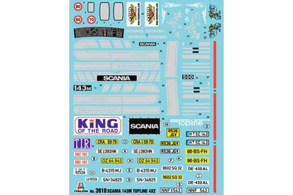 Scania 143M Topline 4x2 (Italeri 3910) 1/24