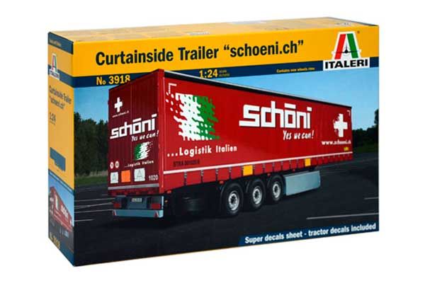 Тентованый прицеп "Schoeni.ch" (Italeri 3918) 1/24