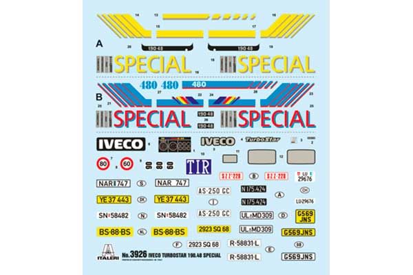 IVECO Turbostar 190.48 Special (Italeri 3926) 1/24