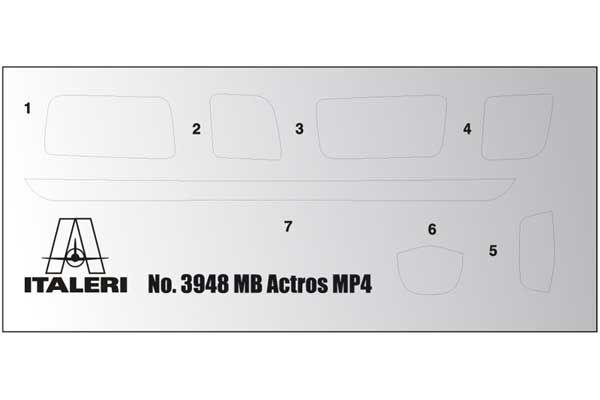 Mercedes-Benz MP4 Big Space (ITALERI 3948) 1/24