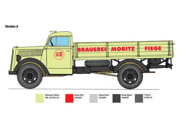 Opel Blitz Classic (Italeri 3960) 1/24