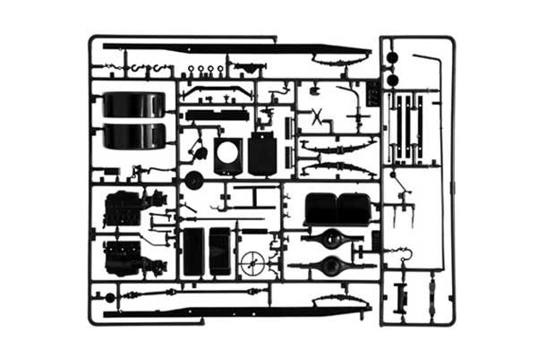 Пожежна машина опель бліц (Italeri 3966) 1/24