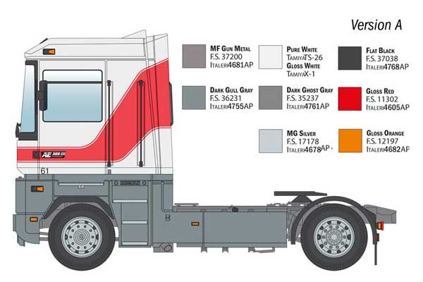 Renault AE500 Magnum (Italeri 3969) 1/24