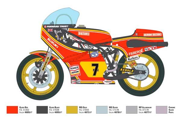 Suzuki RG 500 XR27 (Italeri 4644) 1/9