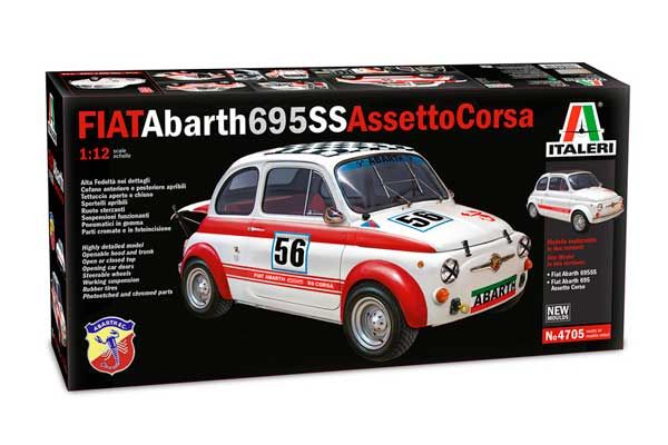 FIAT Abarth 695SS Assetto Corsa (Italeri 4705) 1/12