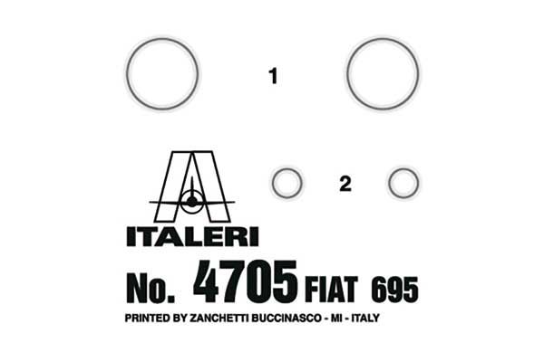 FIAT Abarth 695SS Assetto Corsa (Italeri 4705) 1/12