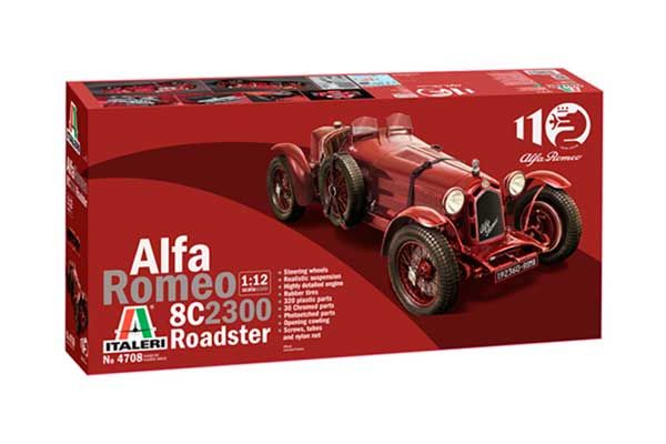 Alfa Romeo 8C 2300 Roadster (Italeri 4708) 1/12