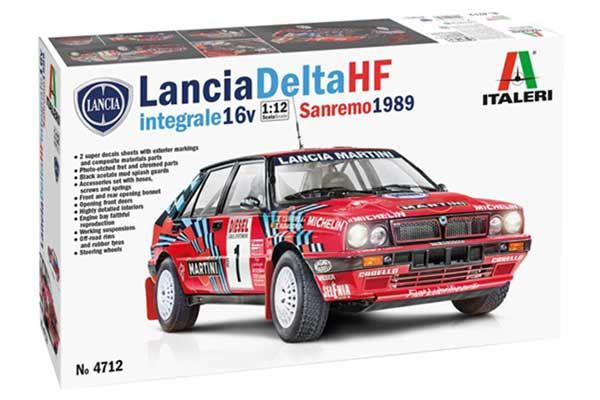 Lancia Delta HF Integrale Sanremo 1989 (Italeri 4712) 1/12