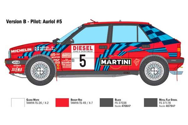 Lancia Delta HF Integrale Sanremo 1989 (Italeri 4712) 1/12